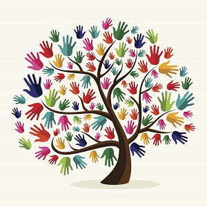 Diversity Hand Tree