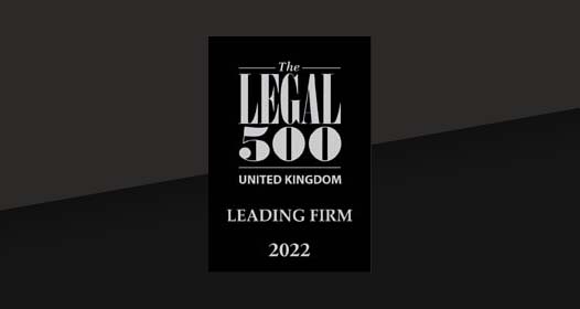 Legal 500 UK 2022 horizontal