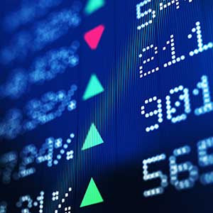 stock market board