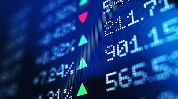 stock market board