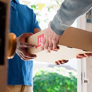 package delivery at home