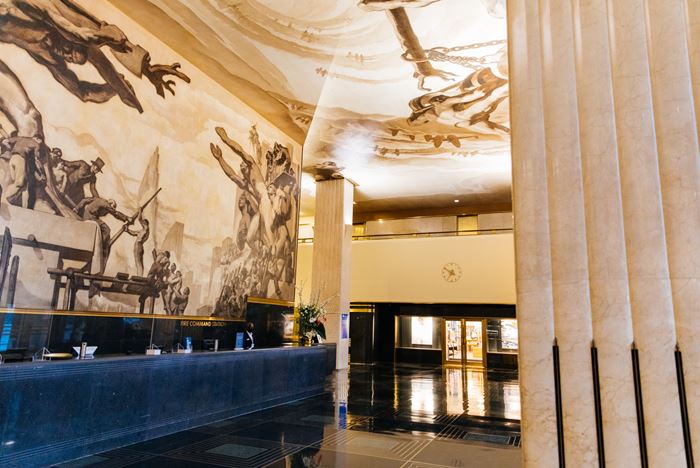 Lobby of 30 Rock, Courtesy of Tishman Speyer Lobby of 30 Rock, Courtesy of Tishman Speyer