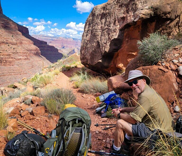 Randall Brown at the Grand Canyon