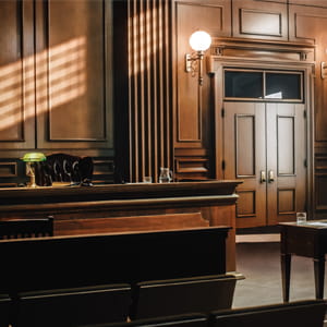 Courtroom empty