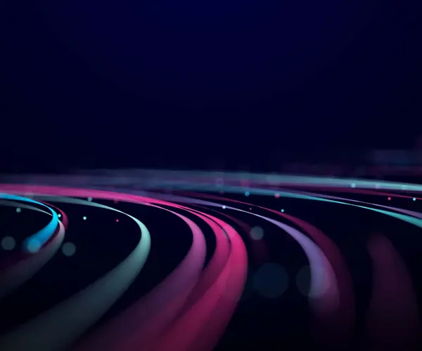 abstract fast moving lines