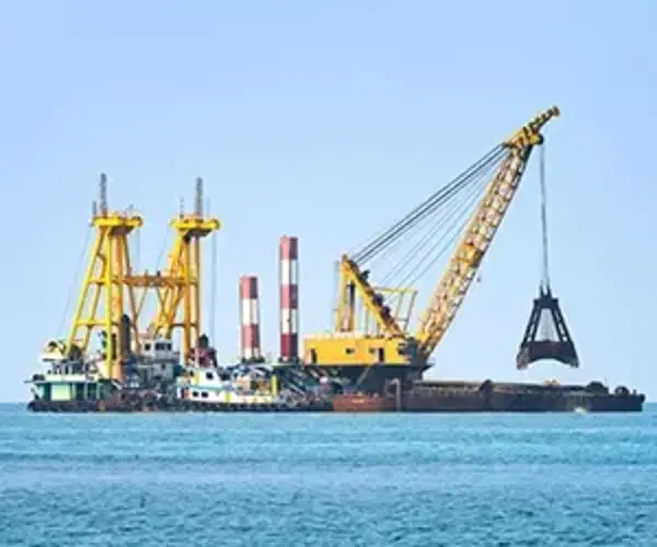 Deep sea mining ship