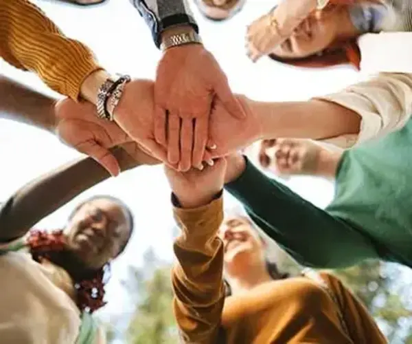 inclusion hands together