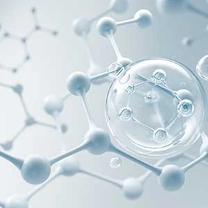 biotech cells light blue