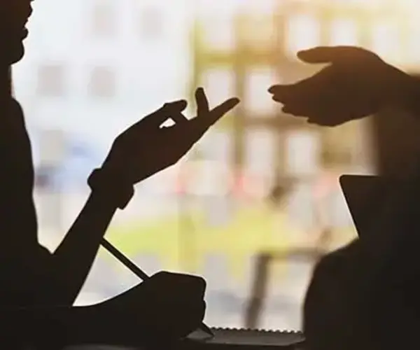 business hands during meeting