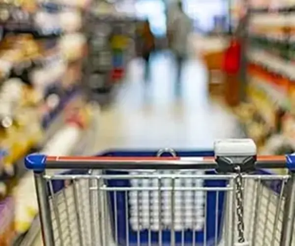 shopping cart grocery store food