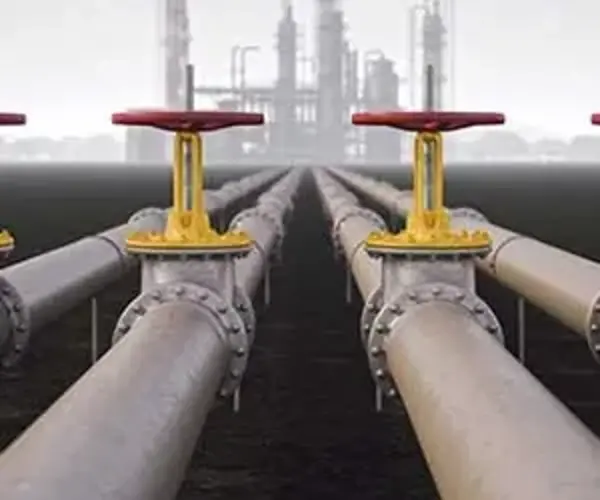 pipeline and refinery