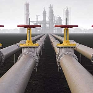 pipeline and refinery