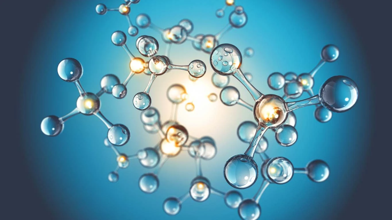 Biotech looking under a microscope