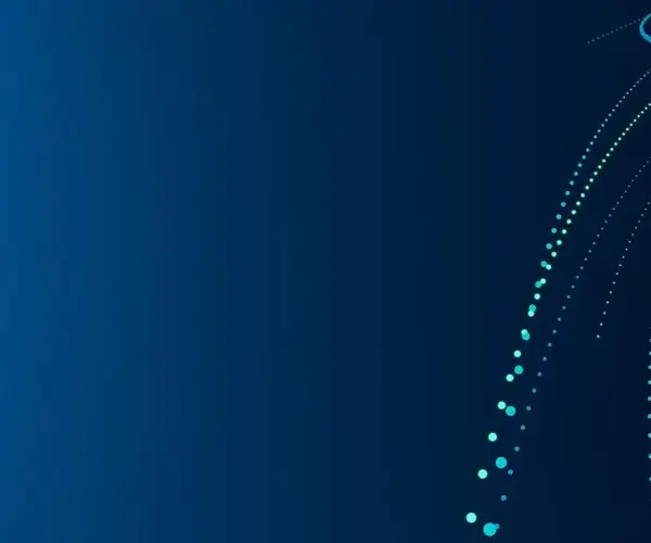 abstract blue dots