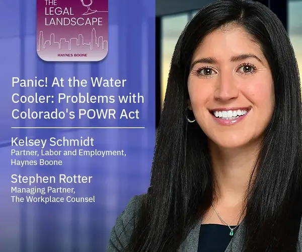 Panic At the Water Cooler Problems with Colorado's POWR Act