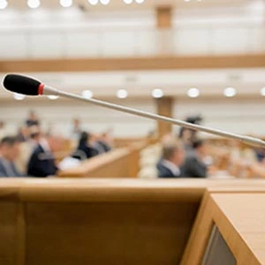 witness stand in trial courtroom